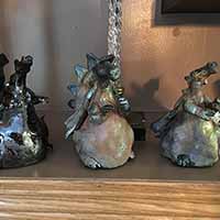 variety clay dragon sculpture